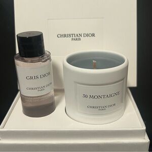 DIOR Gris Candle Fragrance Mini Gift Set Holiday beauty NEW